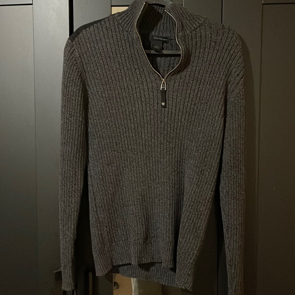 Calvin Klein mens half zip pullover
